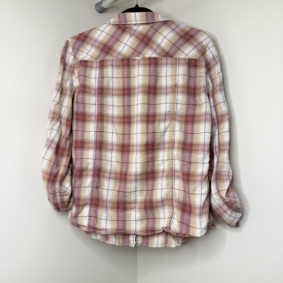 Silver Jeans Women’s Plaid Flannel Shirt | Soft Brushed Cotton Western Style - Picture 3 of 5